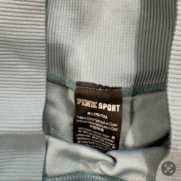 PINK Victoria's Secret Sport Pink Ombre Shorts Size Medium Pink Active SEAMLESS - Picture 10 of 13